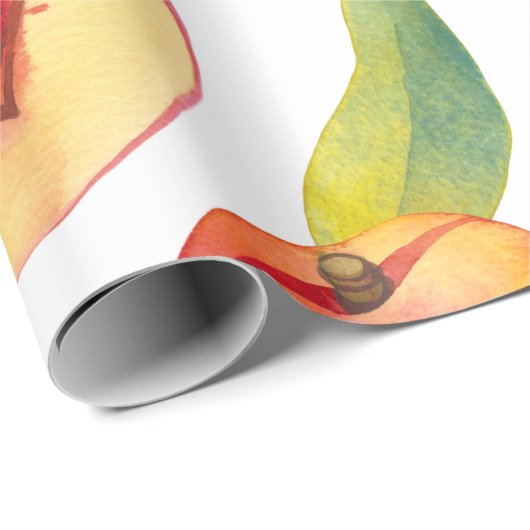 Streifenfrucht Geschenkpapier (Rolleneckpunkt)