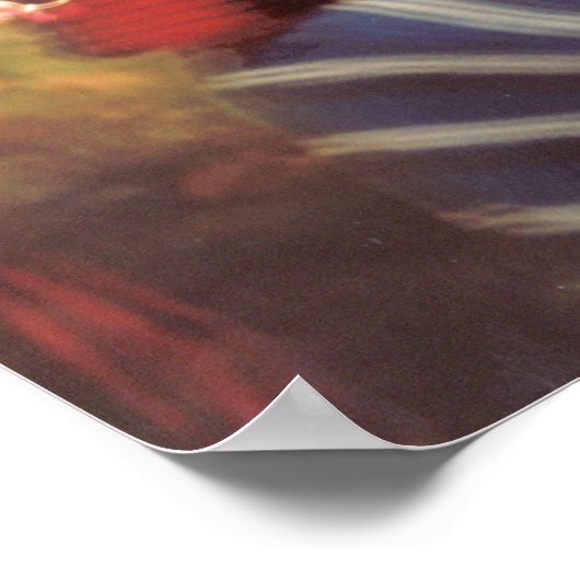 Streifenhahn Poster (Ecke)