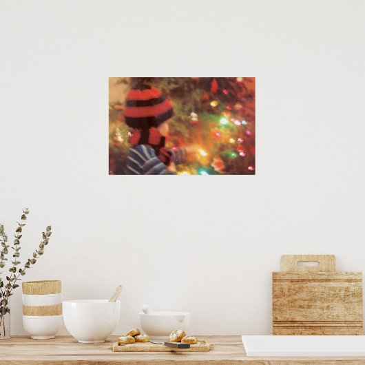 Streifenhahn Poster (Küche)