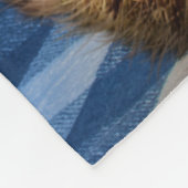 Streifenhörnchen-Geburtstagskerzen Fleecedecke (Ecke)