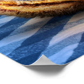 Streifenhörnchen-Geburtstagskerzen Poster (Ecke)