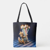 Streifenhörnchen-Geburtstagskerzen Tasche (Rückseite)