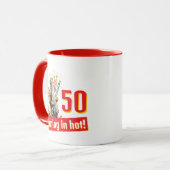 Streifenhörnchen-Geburtstagskerzen Tasse (Vorderseite Links)