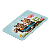 Streifenhörnchen informieren magnet (Linke Seite)