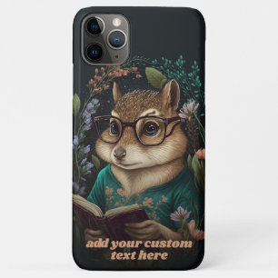 Streifenhörnchen Lies Buch Wildblumen Cottagecore Case-Mate iPhone Hülle