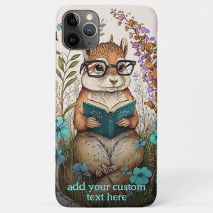Streifenhörnchen Lies Buch Wildblumen Cottagecore Case-Mate iPhone Hülle