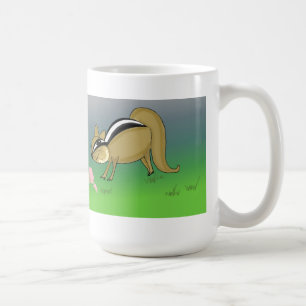 Streifenhörnchen mit Eistüten Kaffeetasse