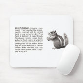 Streifenhörnchen Mousepad (Mit Mouse)