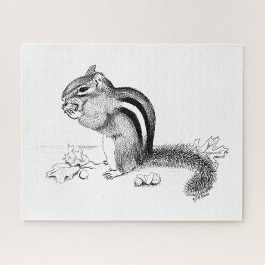 Streifenhörnchen-Puzzle Puzzle (Horizontal)
