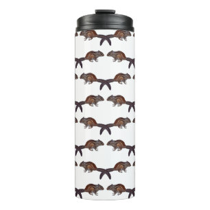 Streifenhörnchen-Wirbel-Thermal-Tumbler (Farbe wäh Thermosbecher