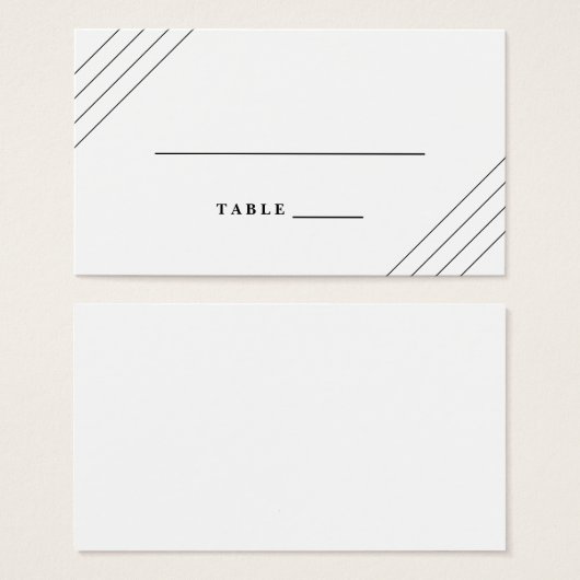 Streifenkarte (Vorne & Hinten)