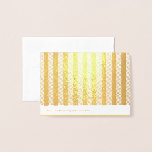 Streifenkarte Folienkarte (Rückseite mit Umschlag)