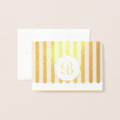 Streifenkarte Folienkarte (Vorderseite mit Umschlag)