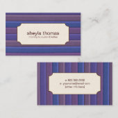 Streifenkarte Telefonnummerkarte (Vorne/Hinten)