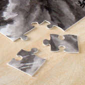 Streifenkatze Puzzle (Seite)