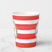 Streifenkompass Pappbecher (Links)