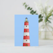 Streifenleuchte Postkarte (Stehend Vorderseite)