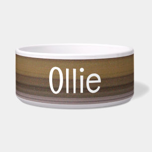 Streifenmanschette mit OLLIE-Text Napf