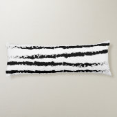 Streifenmuster aus Mops Seitenschläferkissen (Rückseite)