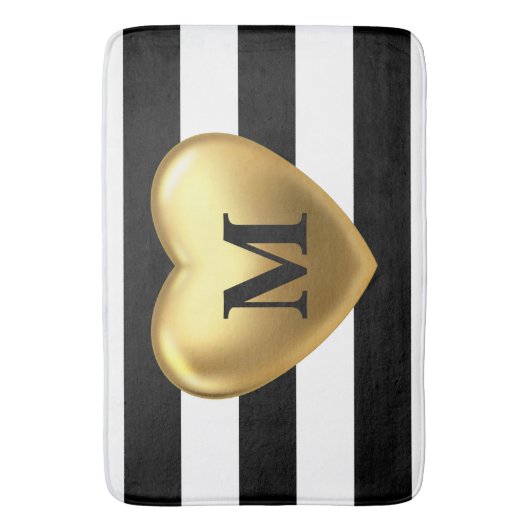 Streifenmuster Badematte (Vorderseite Vertikal)