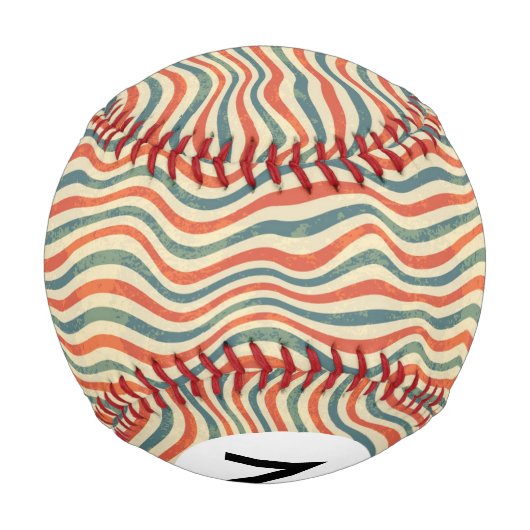 Streifenmuster Baseball (Rückseite)