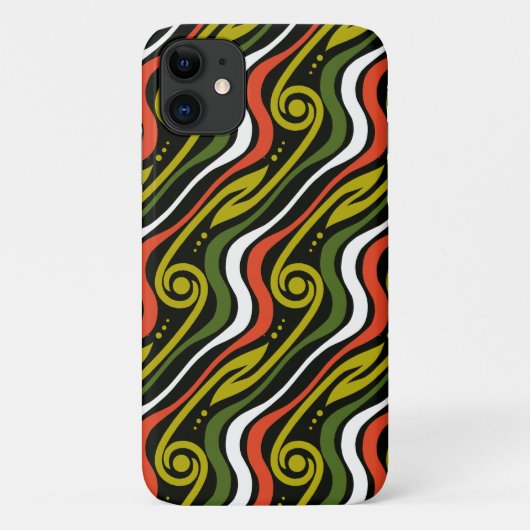 Streifenmuster Case-Mate iPhone Hülle (Rückseite)
