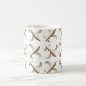 Streifenmuster der Lilie Kaffeetasse (Mittel)