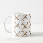 Streifenmuster der Lilie Kaffeetasse (Links)