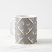 Streifenmuster der Lilie Kaffeetasse (Vorderseite Links)
