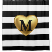 Streifenmuster Duschvorhang (Vorderseite)