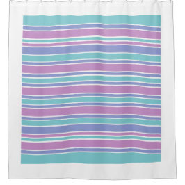 Streifenmuster Duschvorhang