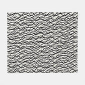 Streifenmuster Fleecedecke (Vorderseite (Horizontal))