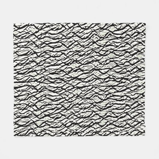 Streifenmuster Fleecedecke (Vorderseite (Horizontal))