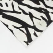 Streifenmuster Fleecedecke (Ecke)