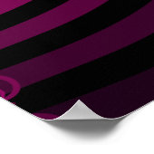 Streifenmuster für das Fraktal Poster (Ecke)