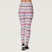 Streifenmuster für Herz und Kreislauf Leggings (Rückseite)