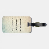 Streifenmuster Gepäckanhänger (Rückseite horizontal)