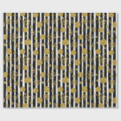 Streifenmuster Geschenkpapier (Flach)