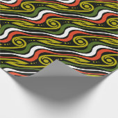 Streifenmuster geschenkpapier (Ecke)