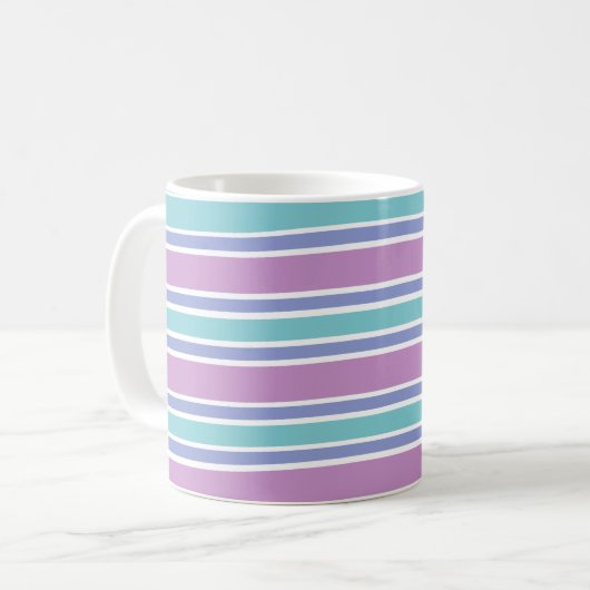 Streifenmuster Kaffeetasse (Vorderseite Links)