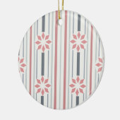 Streifenmuster Keramik Ornament (Links)