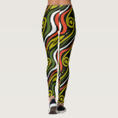 Streifenmuster Leggings (Rückseite)