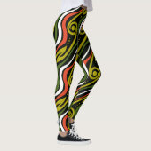 Streifenmuster Leggings (Rechts)