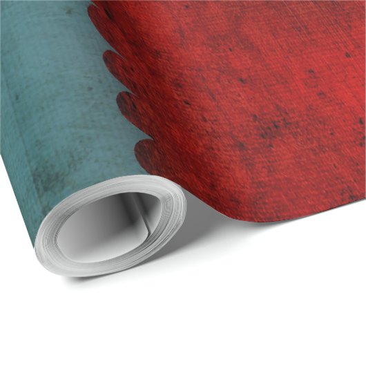 Streifenmuster Luxuswrapping Paper Geschenkpapier (Rolleneckpunkt)