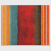 Streifenmuster Luxuswrapping Paper Geschenkpapier (Flach)