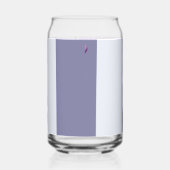 Streifenmuster mit lila Molsen Dosenglas (Rechts)