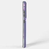 Streifenmuster mit lila Molsen Samsung Galaxy Hülle (Rechte Seite)