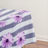 Streifenmuster mit lila Molsen Tischdecke (Beispiel)