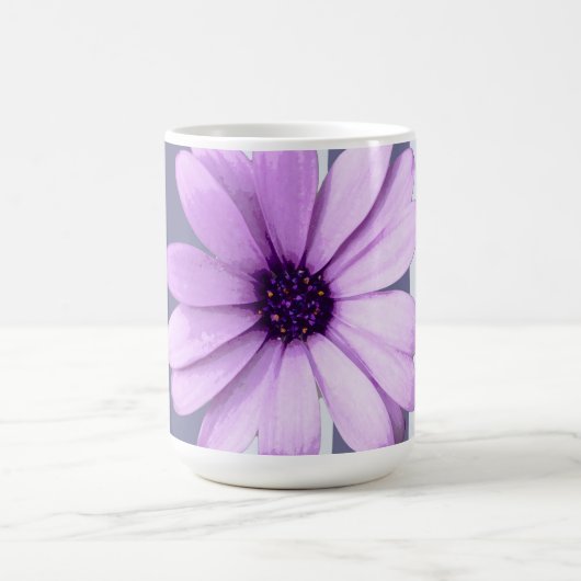 Streifenmuster mit lila Molsen Verwandlungstasse (Zentrum)