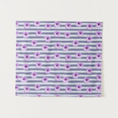 Streifenmuster mit lila Molsen Wandteppich (Vorderseite (Horizontal))